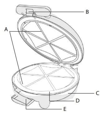 Elite Gourmet EQD413 Electric Quesadilla Maker Instruction Manual (1)