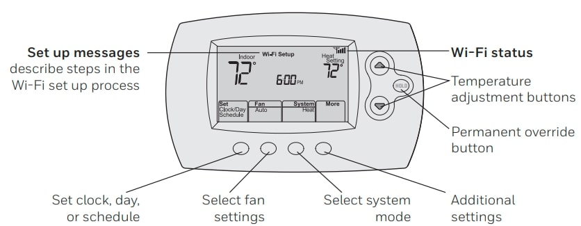 Honeywell Home RTH6580WF Wi-Fi Programmable Thermostat User Guide (1)