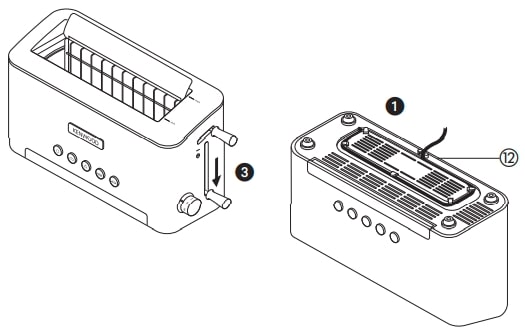 Kenwood TTM610 Toaster with Sandwich Tongs (2)