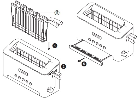 Kenwood TTM610 Toaster with Sandwich Tongs (3)