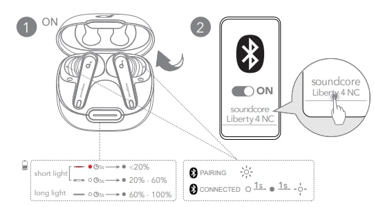 SoundCore Liberty 4 NC Wireless Earbuds (5)