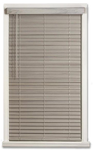 Allen Roth 2 inch Cordless Faux Wood Blind