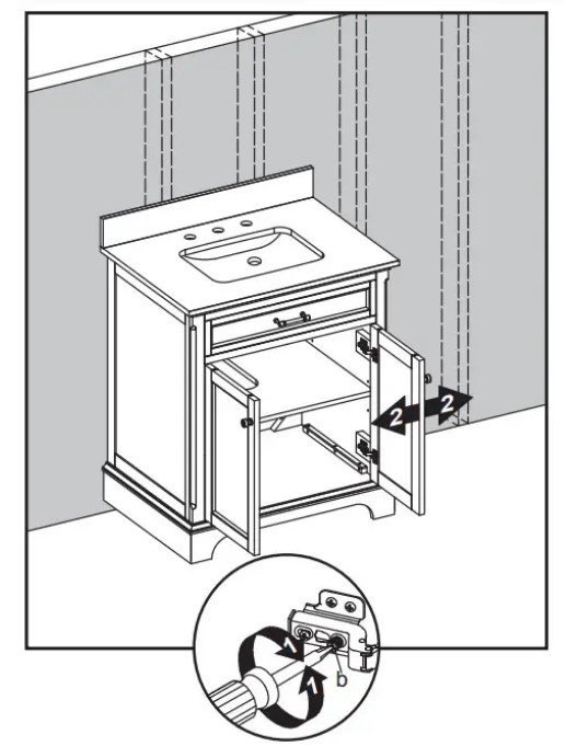 Allen Roth 2027VA-30-201 White Undermount Single Sink Bathroom Vanity (8)