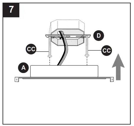 Allen Roth CLL14CH Flush Mount Ceiling Fixture Instruction Manual (11)