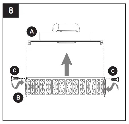 Allen Roth CLL14CH Flush Mount Ceiling Fixture Instruction Manual (12)