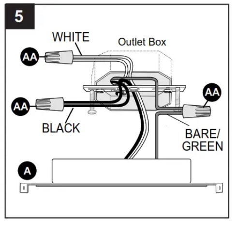 Allen Roth CLL14CH Flush Mount Ceiling Fixture Instruction Manual (8)