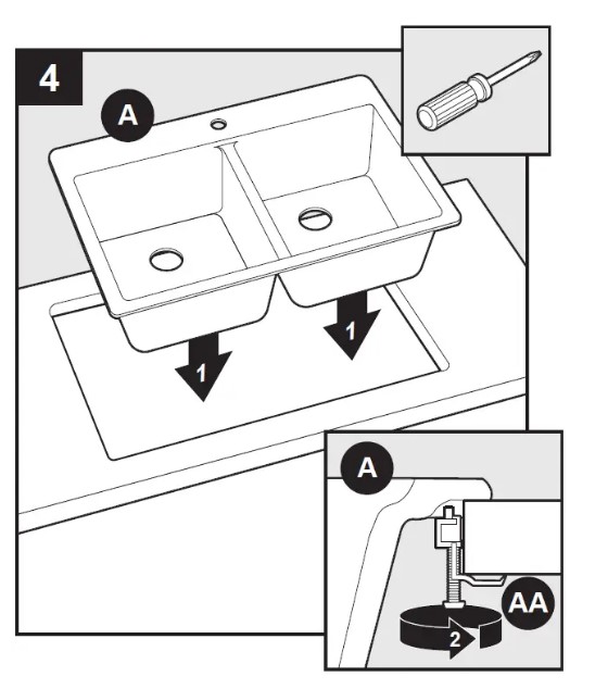 Allen Roth Granite Kitchen Sink User Guide (9)