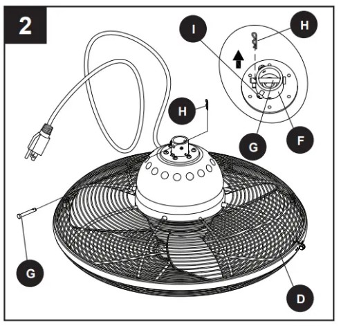 Allen Roth L1120H-WH Valdosta Ceiling Fan (4)