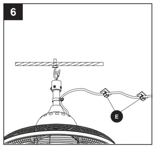 Allen Roth L1120H-WH Valdosta Ceiling Fan (8)