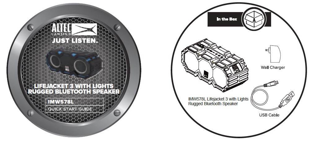 Altec Lansing LifeJacket 3 Bluetooth Speaker User Manual (1)