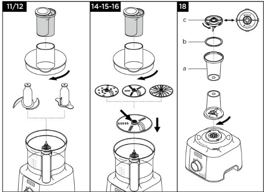 Kenwood FDP65 Multipro Express Food Processor Instructions Manual (4)