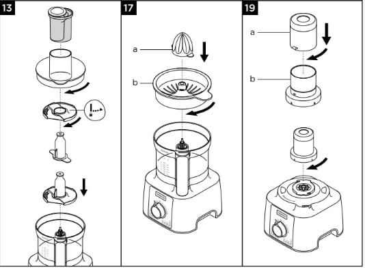 Kenwood FDP65 Multipro Express Food Processor Instructions Manual (5)