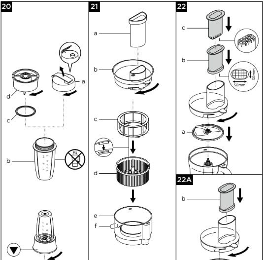 Kenwood FDP65 Multipro Express Food Processor Instructions Manual (6)