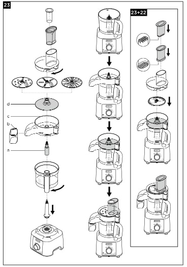 Kenwood FDP65 Multipro Express Food Processor Instructions Manual (8)