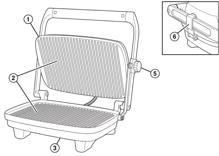 Hamilton Beach Panini Press Sandwich Maker Manual (1)