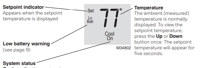 Honeywell Pro 1000 Series Vertical Non-Programmable Thermostat Operating Guide (2)