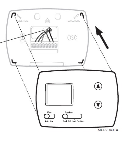 Honeywell Pro 3000 Series Non-Programmable Digital Thermostat Installation Instructions (10)