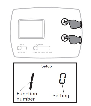 Honeywell Pro 3000 Series Non-Programmable Digital Thermostat Installation Instructions (11)