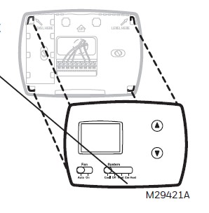 Honeywell Pro 3000 Series Non-Programmable Digital Thermostat Installation Instructions (13)