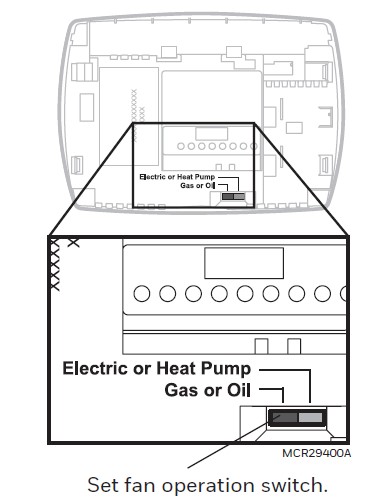 Honeywell Pro 3000 Series Non-Programmable Digital Thermostat Installation Instructions (9)