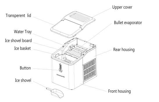 Frigidaire EFIC108-C Compact Ice Maker User Manual (1)