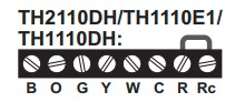 Honeywell Pro 2000 Series Horizontal Programmable Thermostat Installation Guide (4)