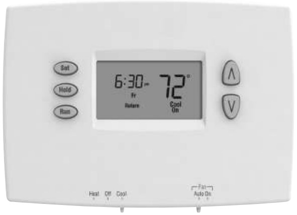 Honeywell Pro 2000 Series Horizontal Programmable Thermostat