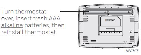 Honeywell Single-Stage RTH2510 Programmable Thermostat Owner’s Manual (29)