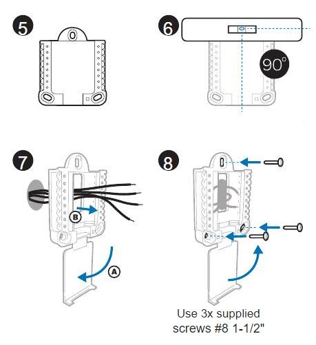 Honeywell T4 Pro Programmable Thermostat Installation Instructions Manual (2)