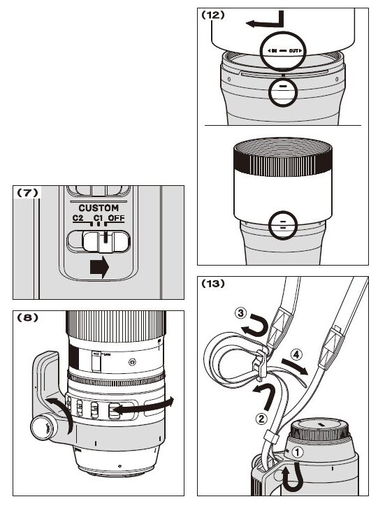 Sigma 150-600mm HSM Lens for Canon Instruction Manual (3)