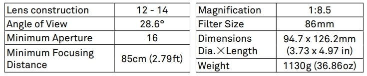 Sigma 85mm DG HSM Art Lens for Canon Instruction Manual (10)