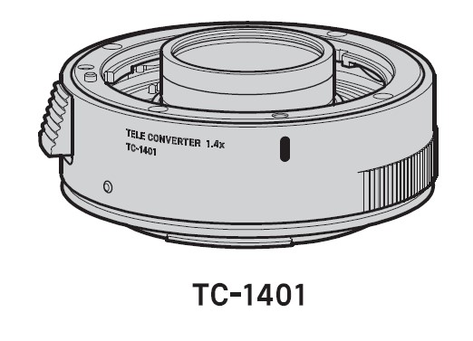 Sigma TC-1401 Teleconverter for Canon Instruction Manual (1)