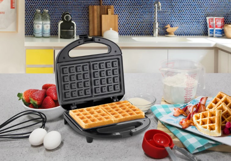 Elite Gourmet EWM013M Electric Nonstick Mini Waffle Maker Instruction Manual