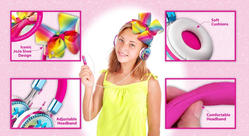 Ekids JJ-M48 JoJo Siwa Fashion Headphones User Manual