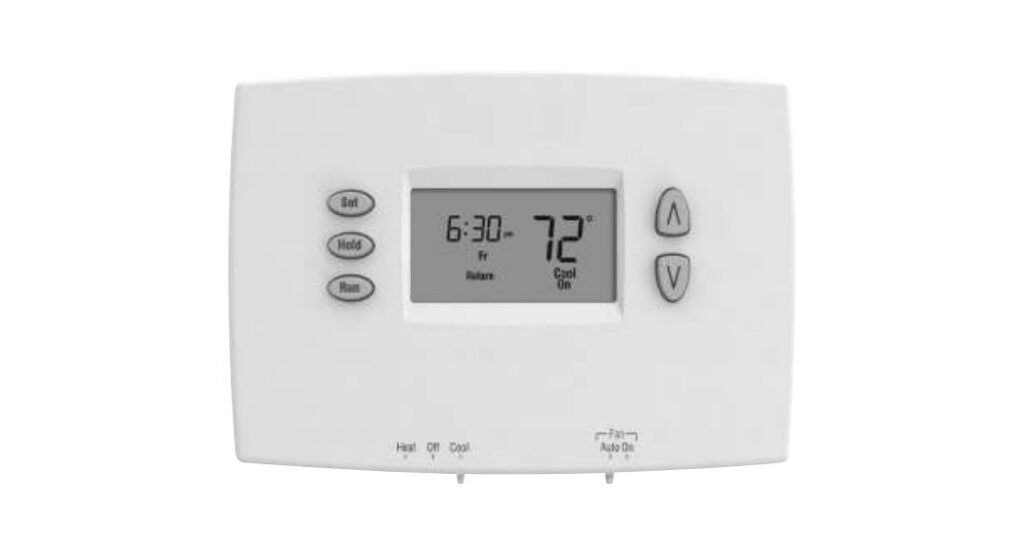 Honeywell Pro 2000 Series Horizontal Programmable Thermostat Operating Guide