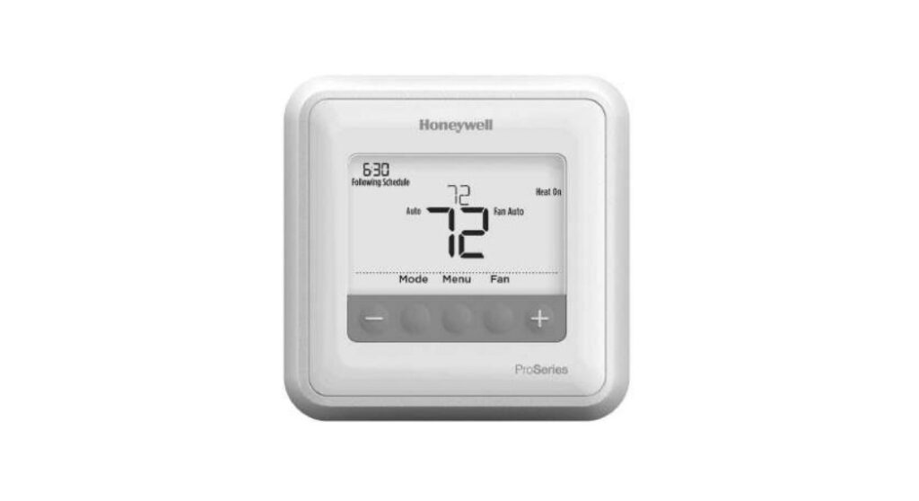 Honeywell T4 Pro Programmable Thermostat Installation Instructions Manual